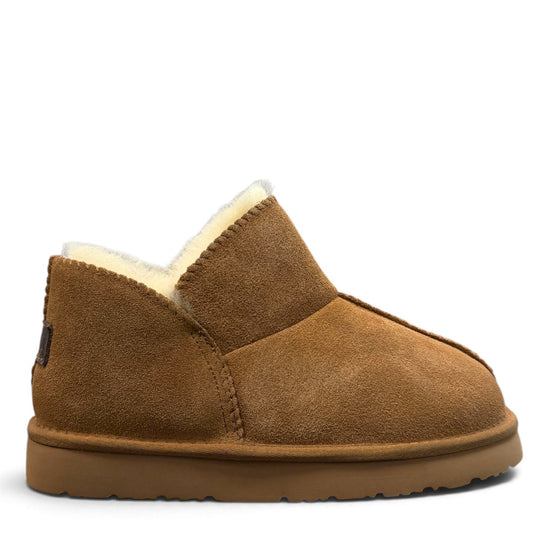 ARIA PARMIS MOCCASIN SLIPPERS - TAN