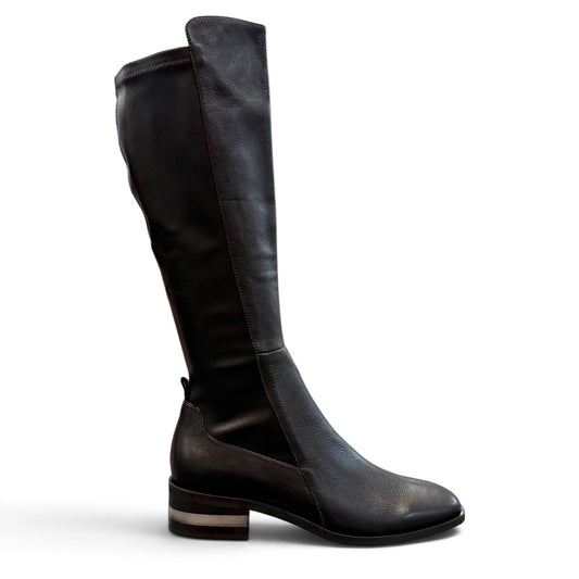 DJANGO & JULIETTE FOXX-DJ - BLACK/BLACK / / LEATHER-STRETCH SMOOTH