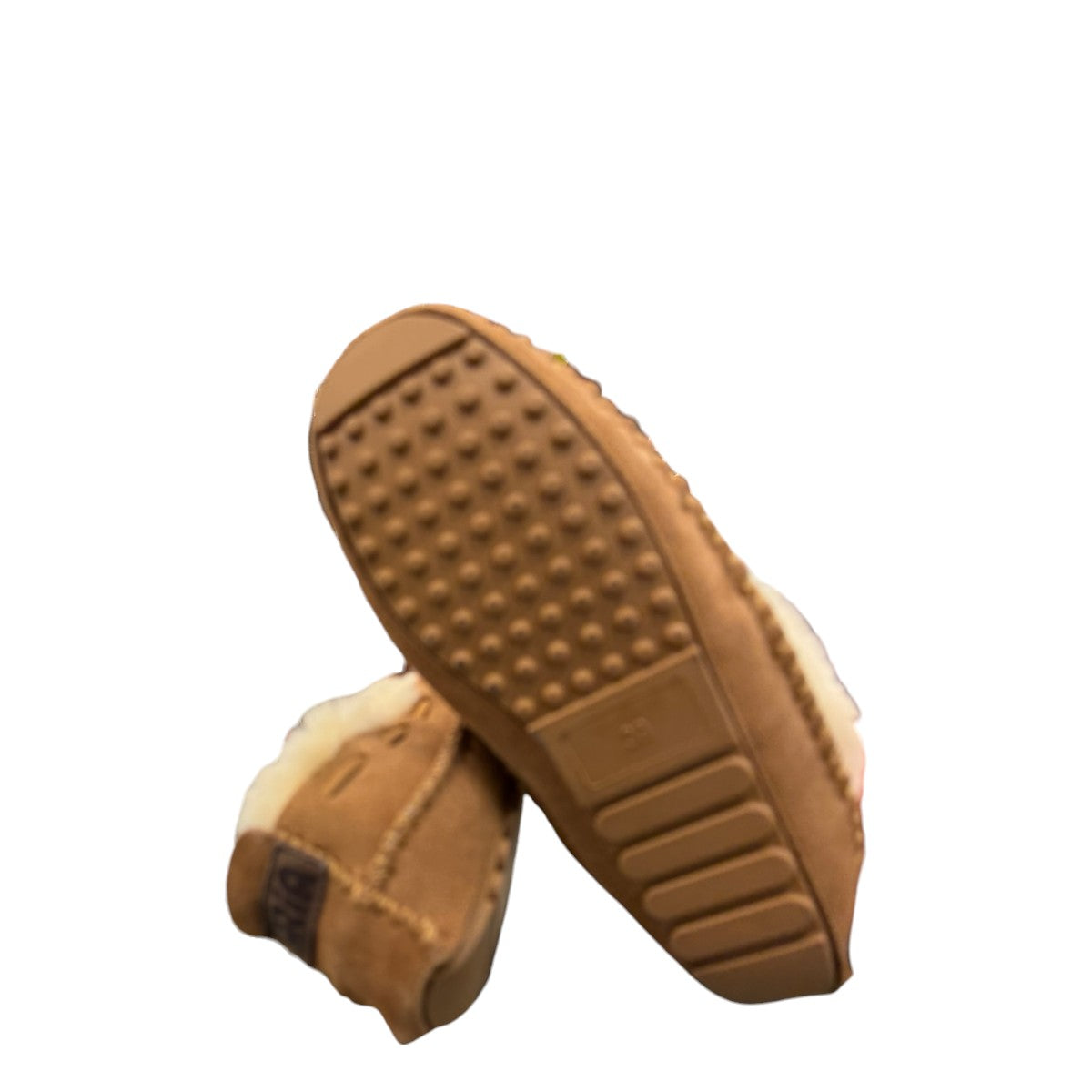 ARIA MAHTAB MOCCASIN SLIPPERS - TAN