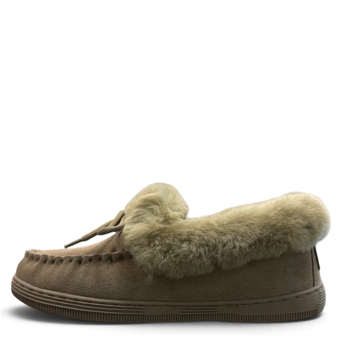ARIA ASTARA MOCCASIN SLIPPERS - OLIVE
