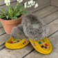 ALBERTA SUEDE MOCCASINS  - YELLOW