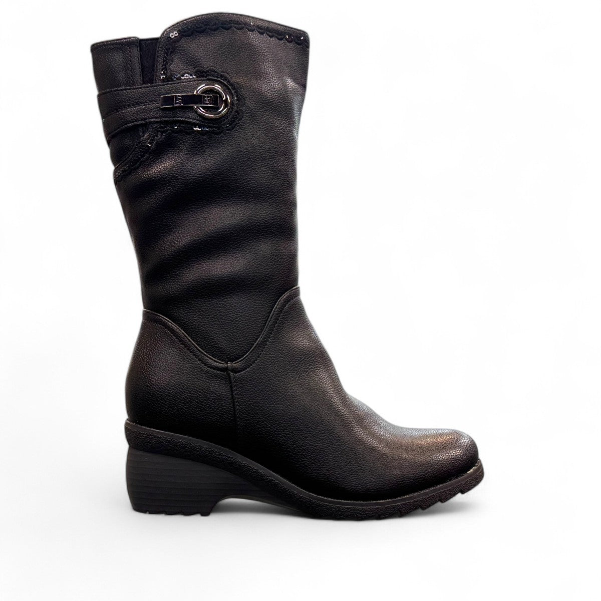 CANADA COMFORT SIDE ZIP BOOT F209  BLACK
