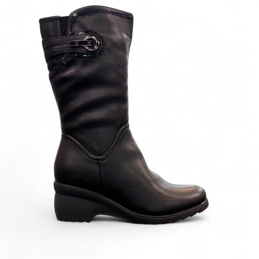 CANADA COMFORT SIDE ZIP BOOT F209  BLACK