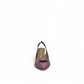 Capelli Rossi Claire coral and blush leather slingback heels with a unique sculptural 3-inch heel.