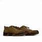 CAT Tabal brown nubuck leather lace-up shoes with durable rubber outsoles and handmade stitching. right view.