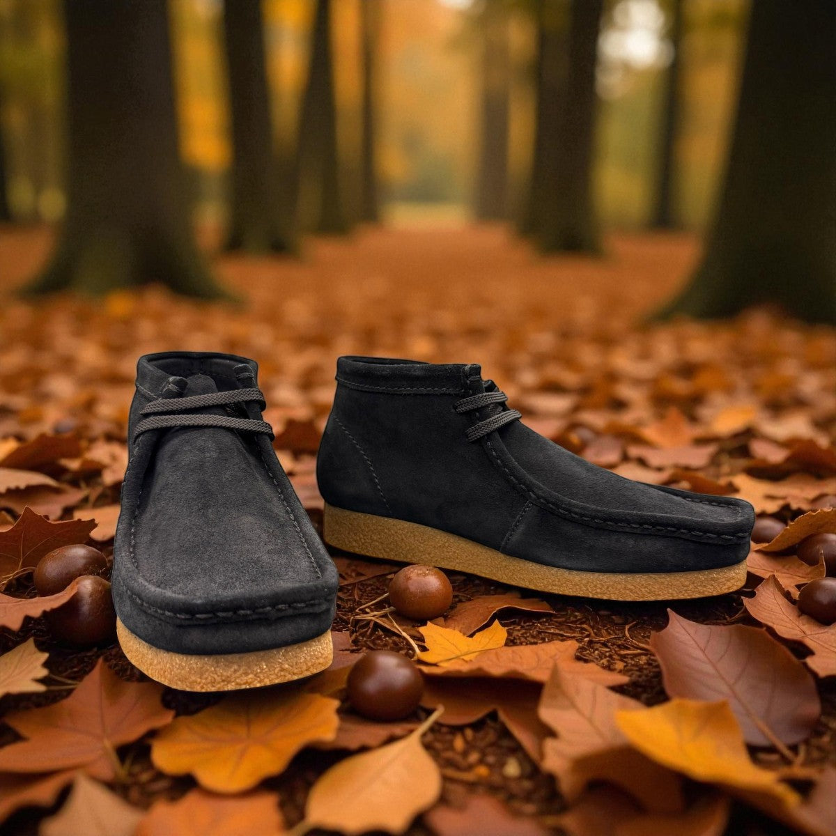 CLARKS SHACRE BOOTS - BLACK