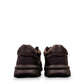 Clarks Bradley Walk brown tumbled leather lace-up shoe with padded collar and lightweight EVA outsole.
photo of the back.
