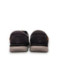 Clarks Cantal Low black canvas lace-up sneaker with a lightweight flexible EVA sole and patterned lining. back view
