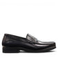 collexion-f7067m black leather penny loafer with a classic slip-on design for professional and smart-casual wear.
photo of the right side
