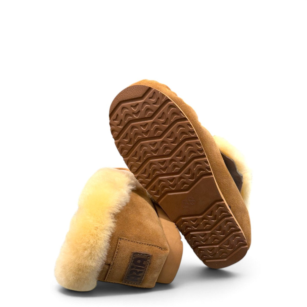 ARIA ELNAZ MOCCASIN SLIPPERS - TAN