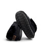 ARIA AFTAB MOCCASIN SLIPPERS - BLACK