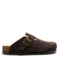 ARIA MAKU MOCCASIN SLIPPERS - DARK BROWN