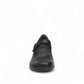 Dansko Fawna black milled nappa leather Mary Jane shoe with adjustable strap and arch support