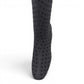 DJANGO & JULIETTE Hayleys black tall boot with polka dot pattern, square toe, and low block heel.
photo of the top side