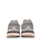 Drew Balance grey mesh combo sneaker showing the slip-resistant rubber outsole and rocker bottom design.  orthopedic shoe