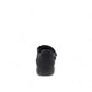 Drew Buttercup black stretch orthopedic shoe showing the slip-resistant textured rubber outsole