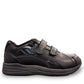 Drew Force V black  calf leather athletic shoe showing the durable rubber outsole and heel cushion pad