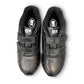 Drew Force V black  calf leather athletic shoe showing the durable rubber outsole and heel cushion pad