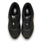 Drew Lance black mesh orthopedic walking shoe showing the durable rubber rocker bottom outsole