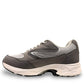 Drew Lance grey mesh combo walking shoe showing the durable rubber rocker bottom outsole and dual shank system.