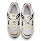 Drew Lance white mesh combo-orthopedic walking shoe with dual shank stability and rocker bottom sole.