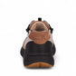 Drew Miller tan combo sneaker showing the slip-resistant rubber rocker bottom outsole
