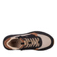 Drew Miller tan combo sneaker showing the slip-resistant rubber rocker bottom outsole