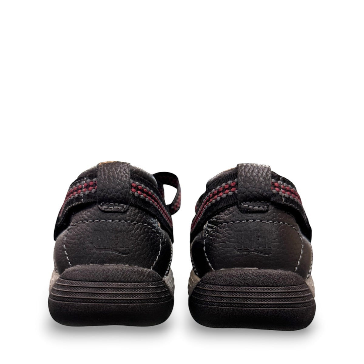 Drew Triumph orthopedic shoe in black combo with a durable slip-resistant polyurethane outsole