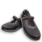 Drew Triumph orthopedic shoe in black combo with a durable slip-resistant polyurethane outsole