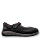 Drew Triumph orthopedic shoe in black combo with a durable slip-resistant polyurethane outsole