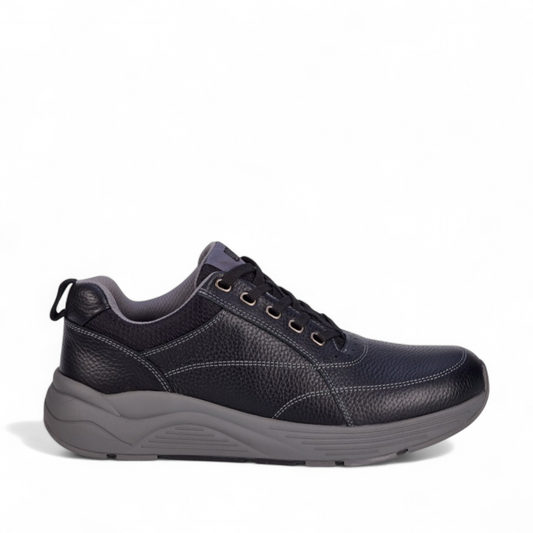 DREW MAKER - BLACK PEBBLED LEATHER