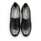 Etro Sahar black low-heel dress shoe with elastic side gore for a comfortable slip-on fit.