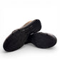 Etro Selena black leather low heel dress loafer with buckle detail