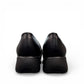 Etro Selena black leather low heel dress loafer with buckle detail