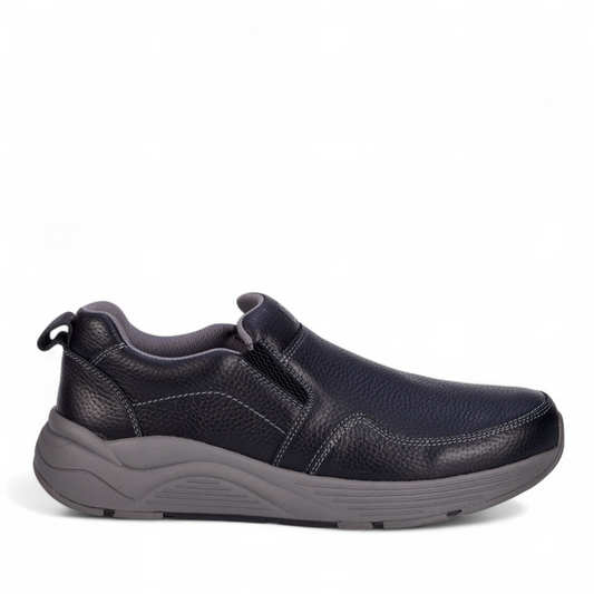 DREW MATCH - BLACK PEBBLED LEATHER