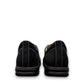 Finn Comfort Ikebukuro black suede sneaker with curved Finnamic outsole and contrast stitching.
photo of the back side