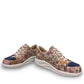 Finn Comfort Ikebukuro sneaker in multi-colored floral nubuck leather with a curved Finnamic outsole.
photo of the front side