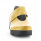Fly London VARI188FLY 005 Mustard/ burn mary jane shoes with adjustable strap and wedge heel.