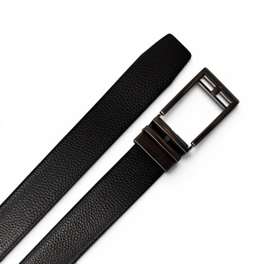 MEN'S GENUINE LEATHER BELT - BLACK