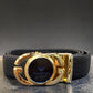 MEN'S GENUINE LEATHER BELT - BLACK