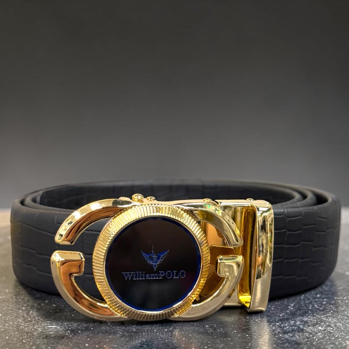 MEN'S GENUINE LEATHER BELT - BLACK
