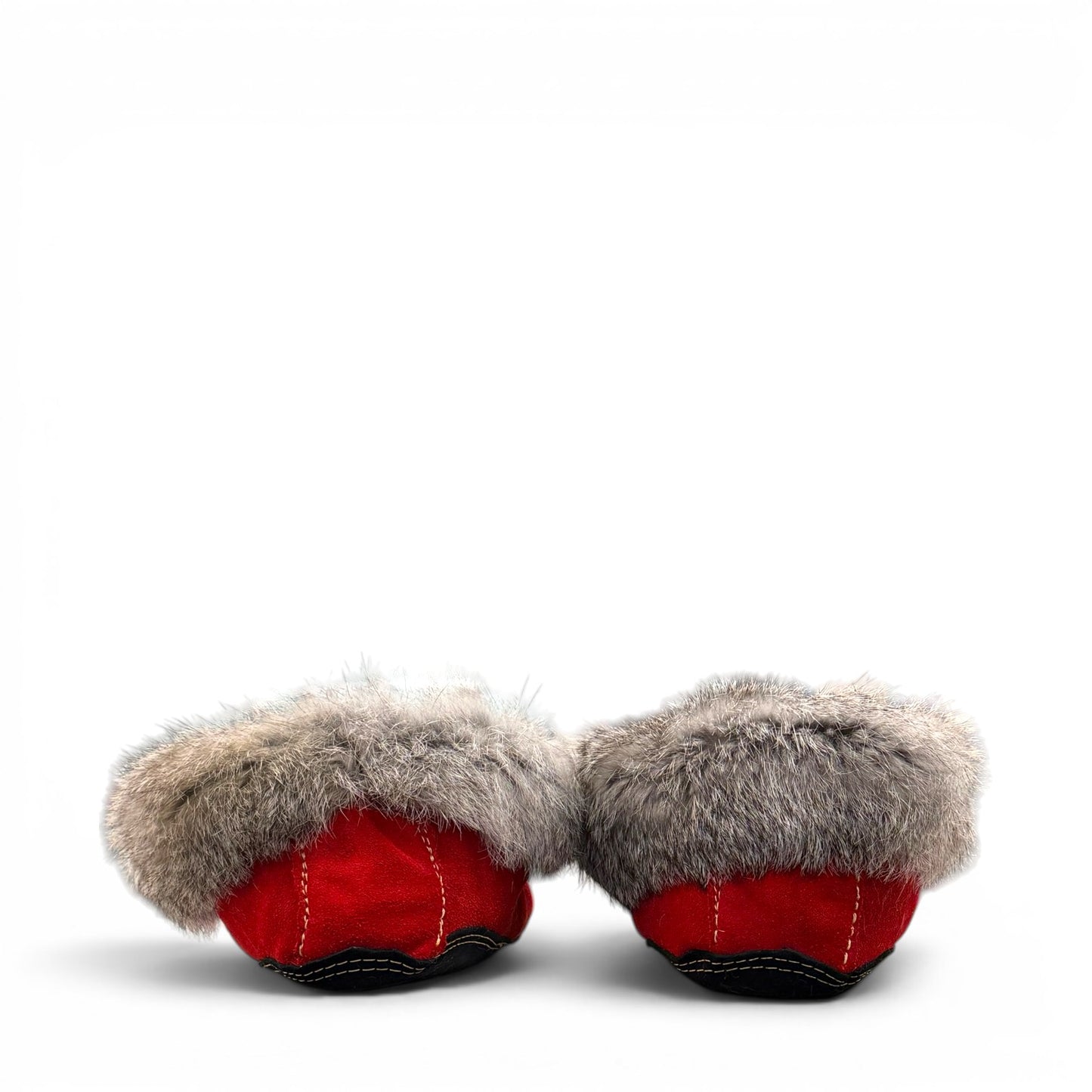 ALBERTA SUEDE MOCCASINS  - RED