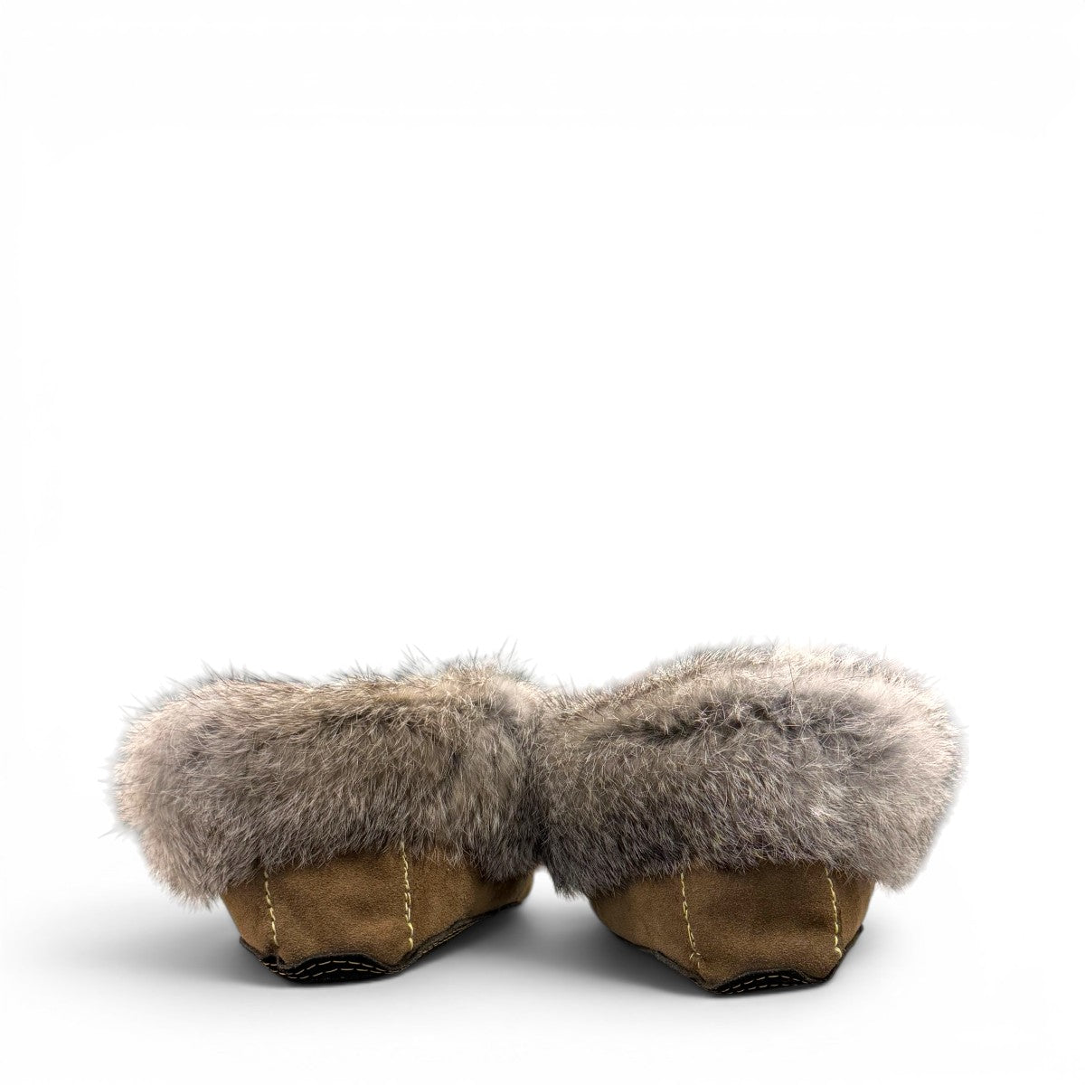 ALBERTA SUEDE MOCCASINS  - BROWN