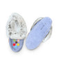 ALBERTA SUEDE MOCCASINS  - BLUE