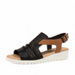 DJANGO & JULITTE MADIS-DJ  BLACK-DK TAN-WHITE SOLE