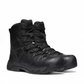 KEEN MEN CSA OSHAWA+ 8" SIDE ZIP WATERPROOF BOOT (CARBON-FIBER TOE) - BLACK/BLACK