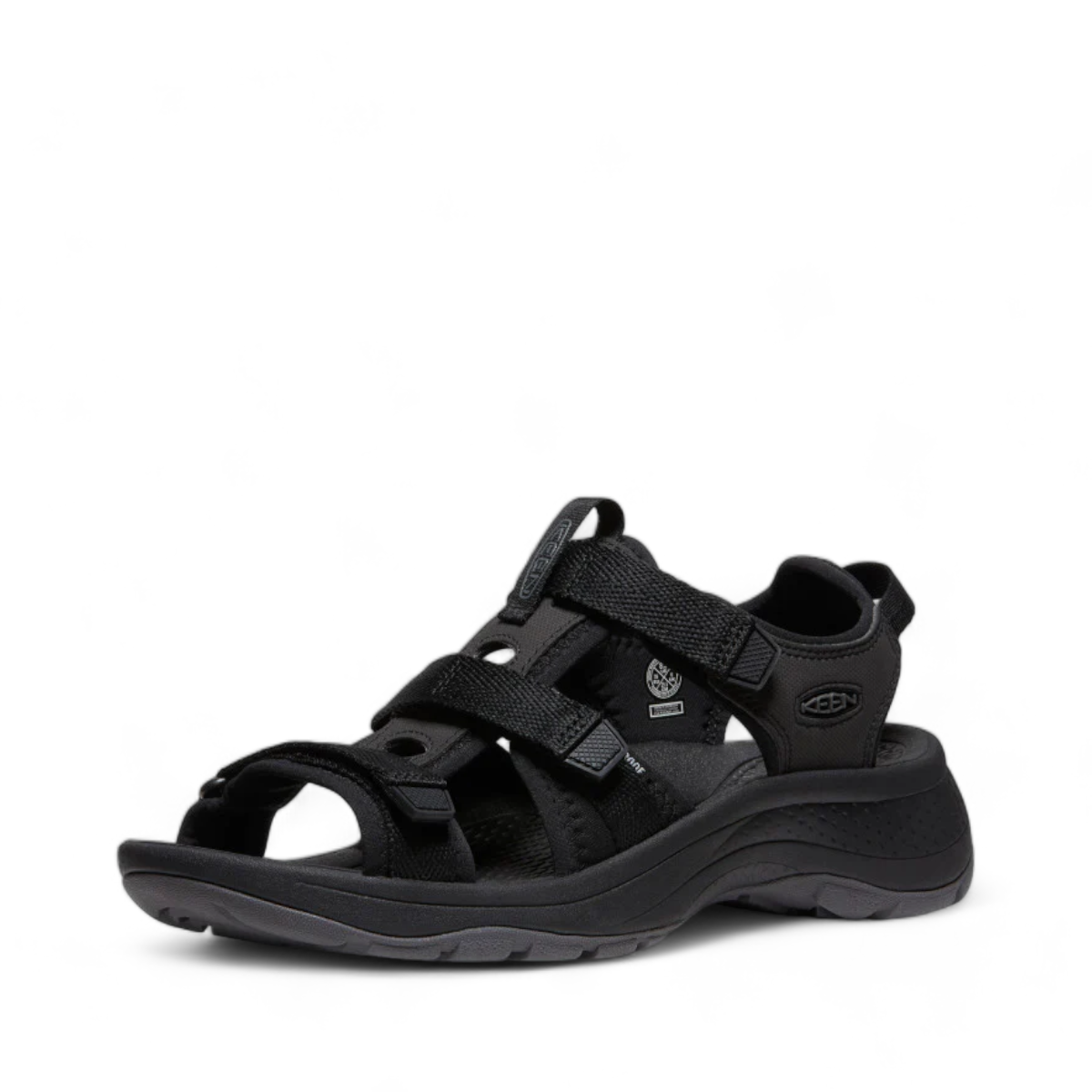 KEEN WOMEN'S ASTORIA WEST OPEN-TOE - BLACK
