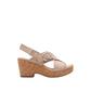 CLARKS GISELLE DOVE - SAND NUBUCK