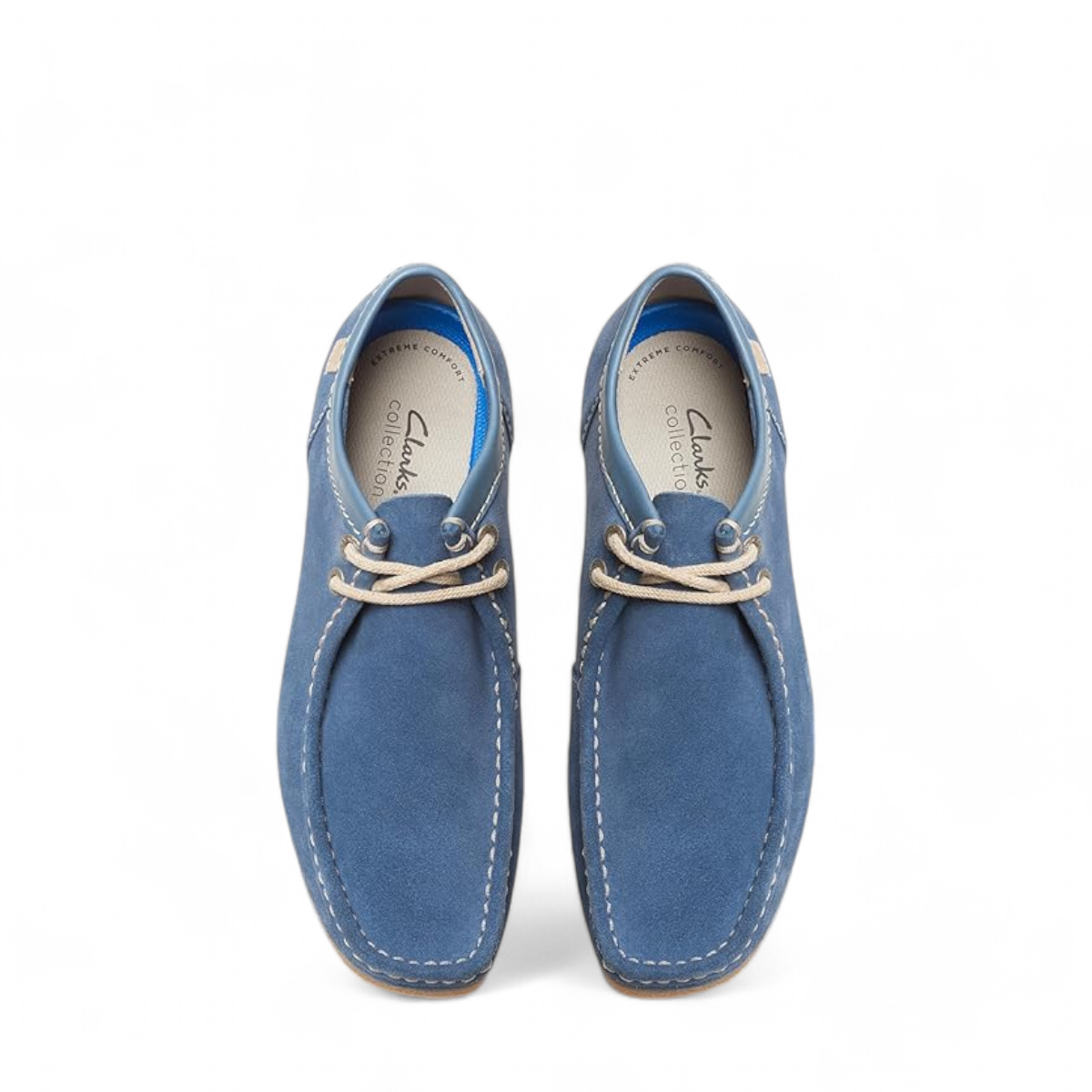 CLARKS SHACRE BOOTS - BLUE