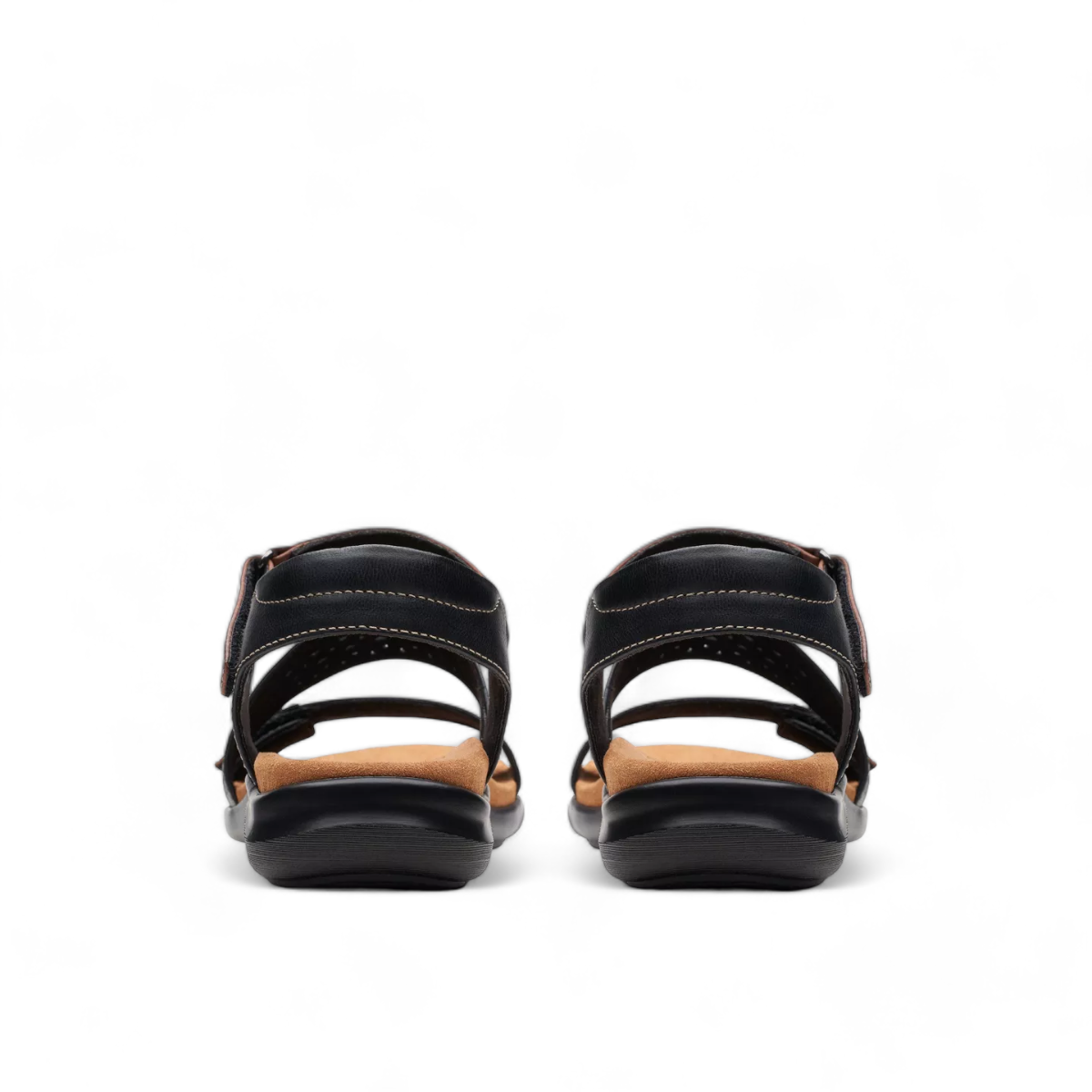 CLARKS KITLY WAY - BLACK LEATHER
